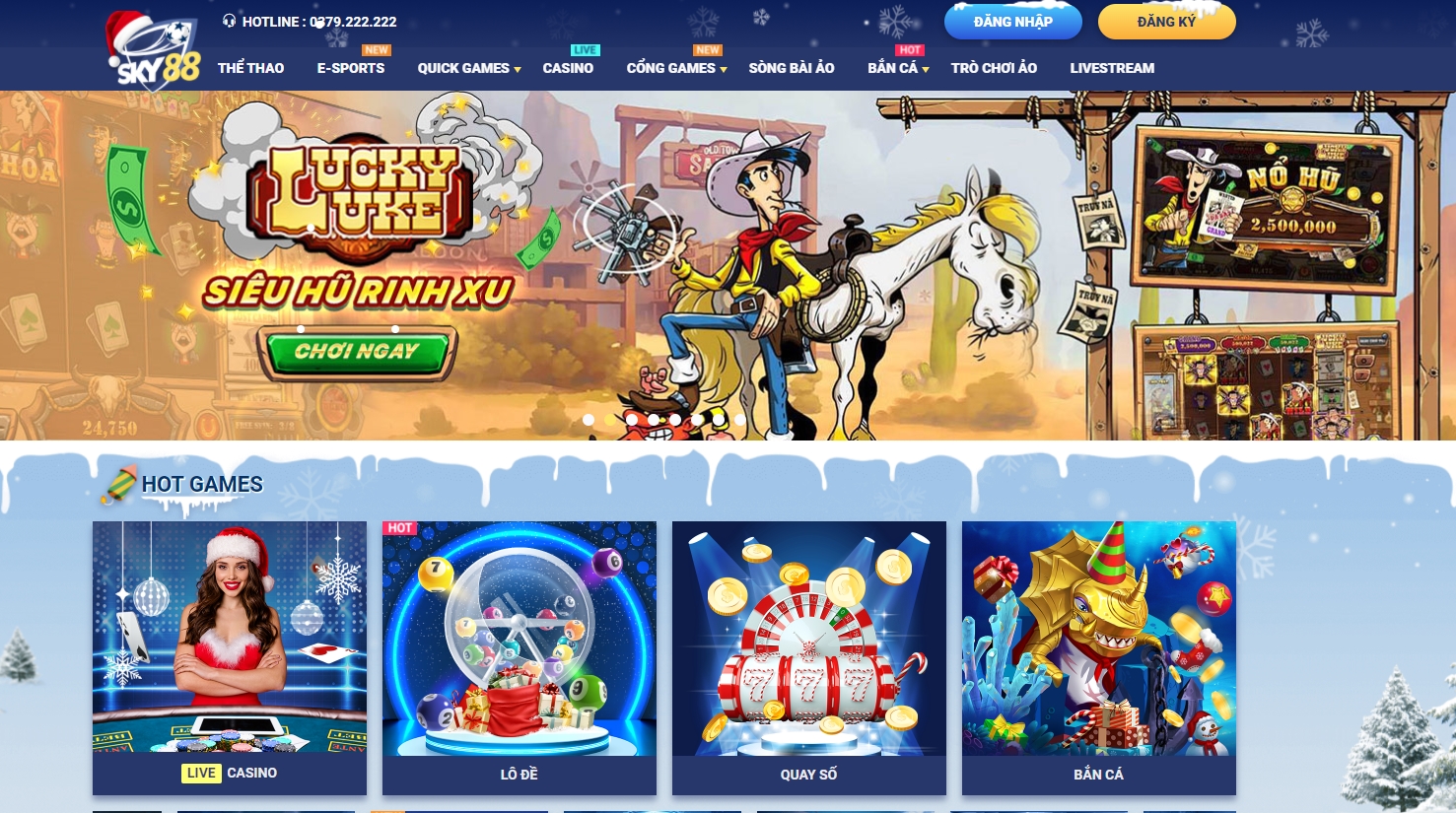 Giao diện nhà cái Sky88