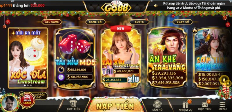 Giao diện đẹp mắt