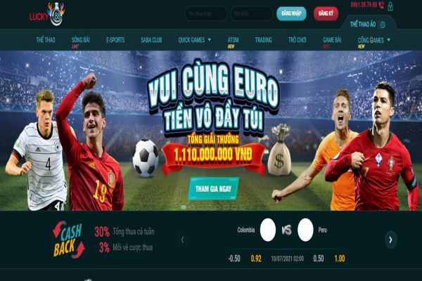 Antarmuka bandar taruhan Lucky88