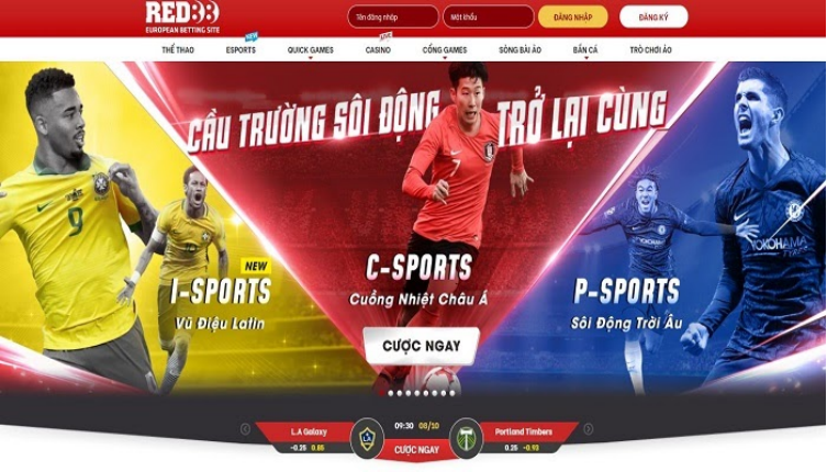 Red88 có giao diện đẹp