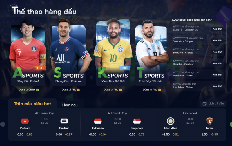 Nhà cái Zbet sở hữu kho game cá cược thể thao hấp dẫn