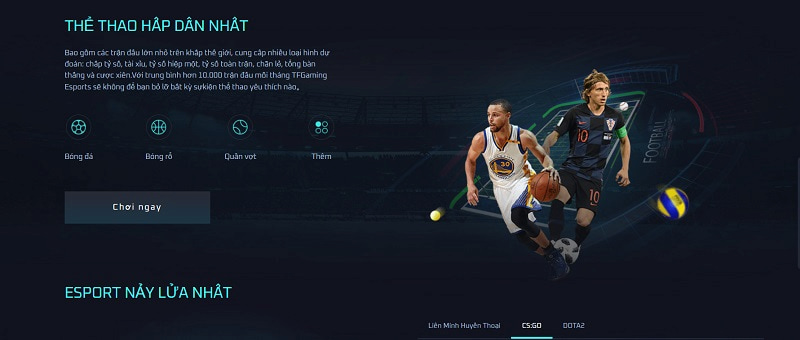 TF88 Thể thao siêu hấp dẫn