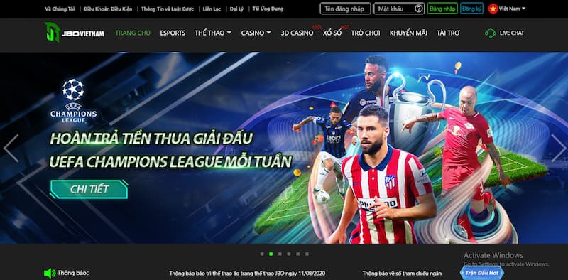 Cá cược thể thao Cá cược thể thao