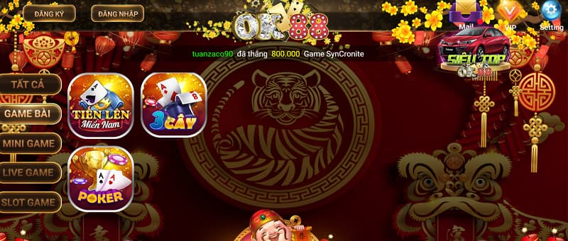 OK88 – Nhà cái game bài đỉnh cao hàng đầu hiện nay
