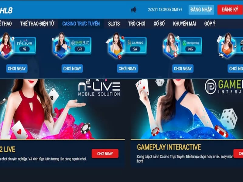 Live casino luôn là điểm đáng hứa hẹn