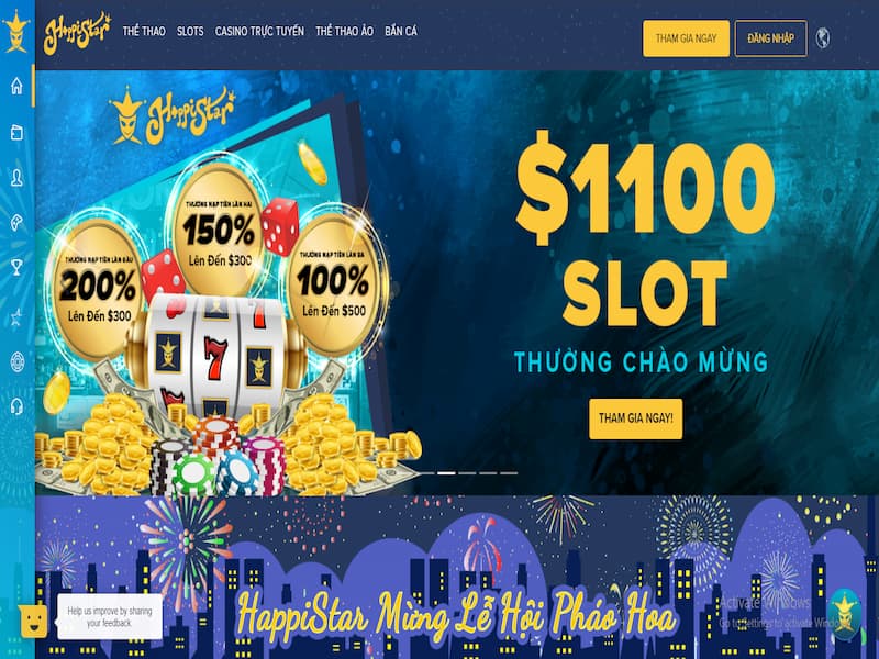 Khuyến mãi là yếu tố thu hút người chơi tại Happistar