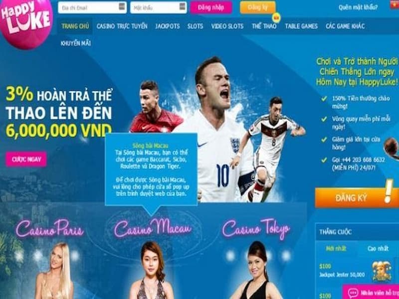 Cược Thể thao ngay tại happyluke