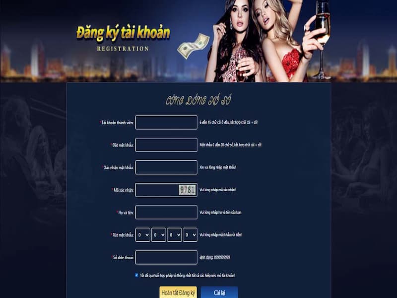 Hướng dẫn đăng ký thành viên ở hr99