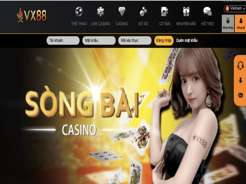 Vx88 – Nhà cái CASINO nức tiếng Châu Á có gì đặc biệt để tham gia?